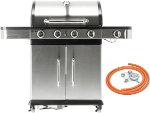 Grill gazowy Yato 4 palnikowy z miejscem na butlę 14,5 kW YG-20019